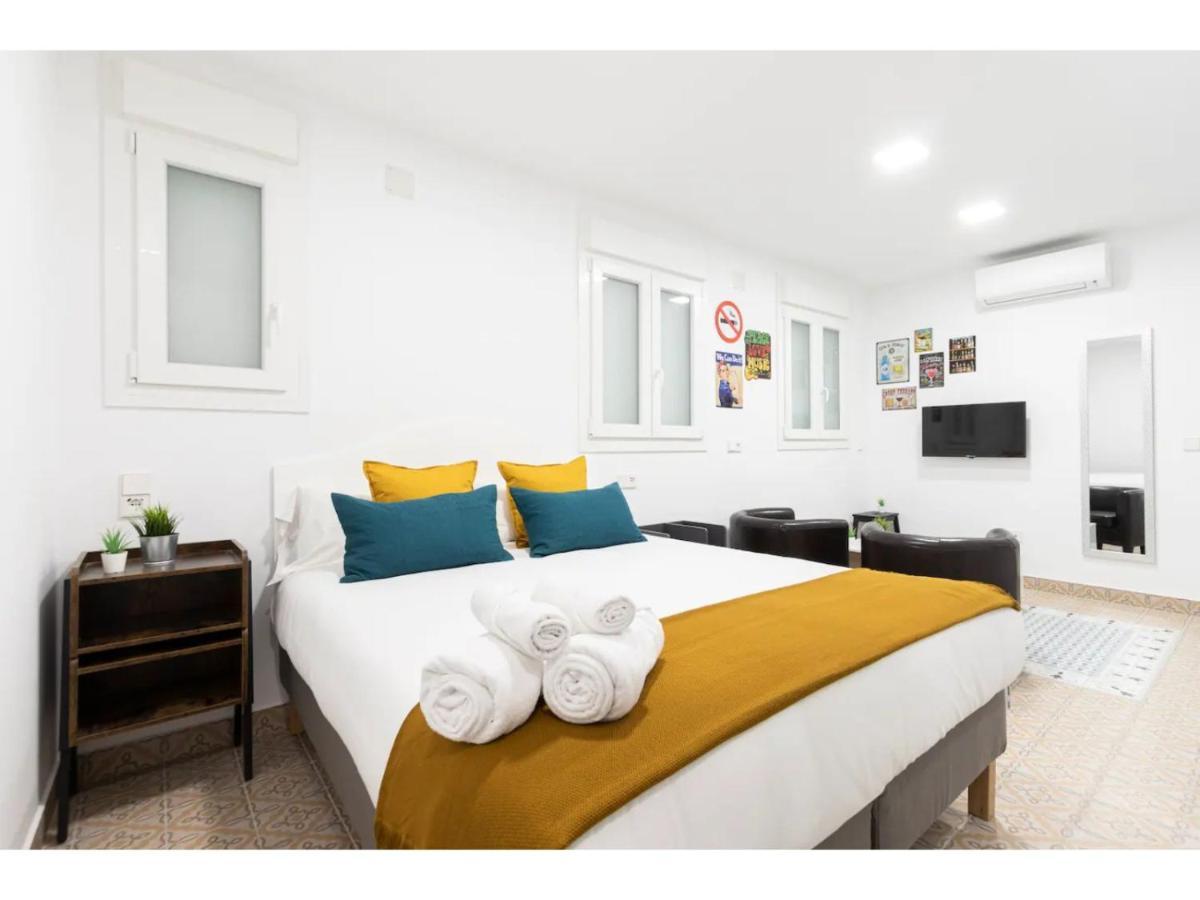 Acogedor Y Silencioso Estudio M1 Embajadores Madrid Dış mekan fotoğraf